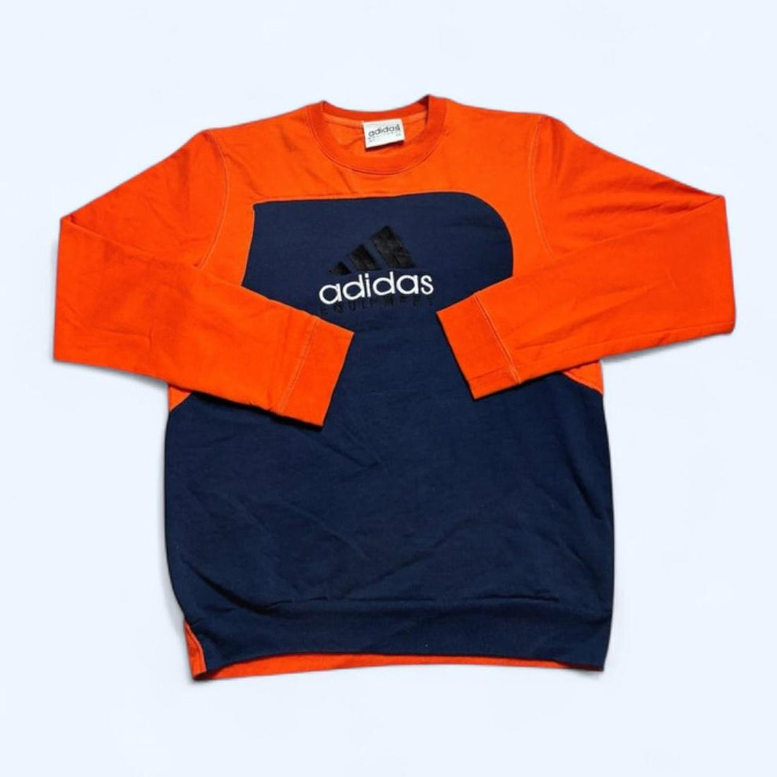Nike Men's Orange and Navy Reworked Sweatshirt