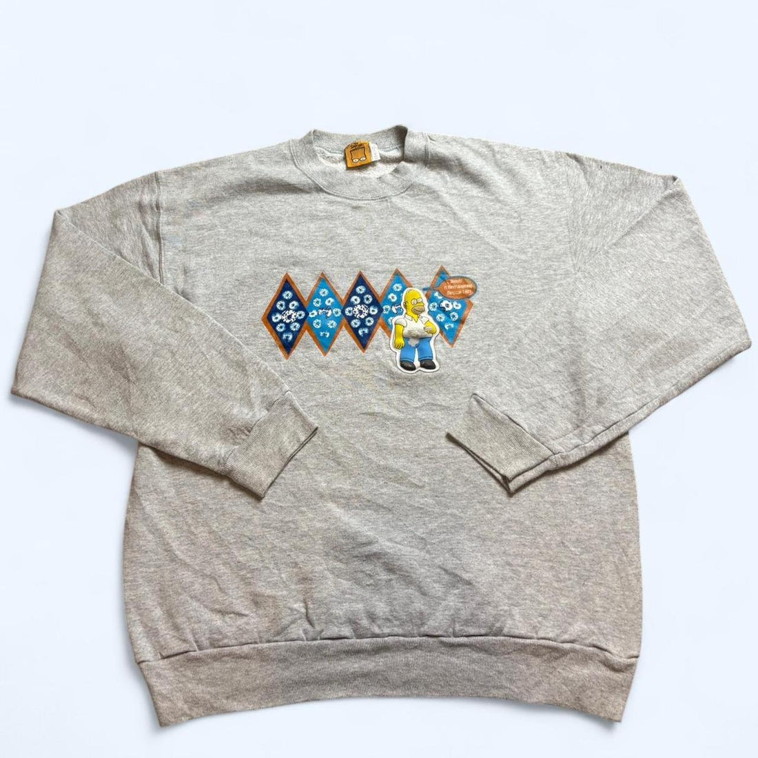 Vintage The Simpsons Grey Sweatshirt