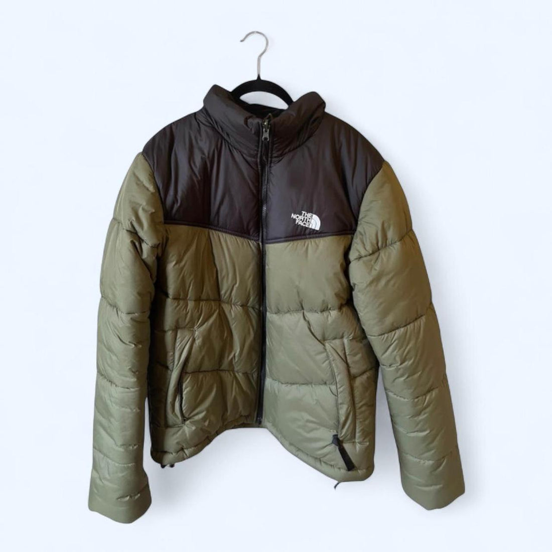 The North Face Khaki Puffer Jacket