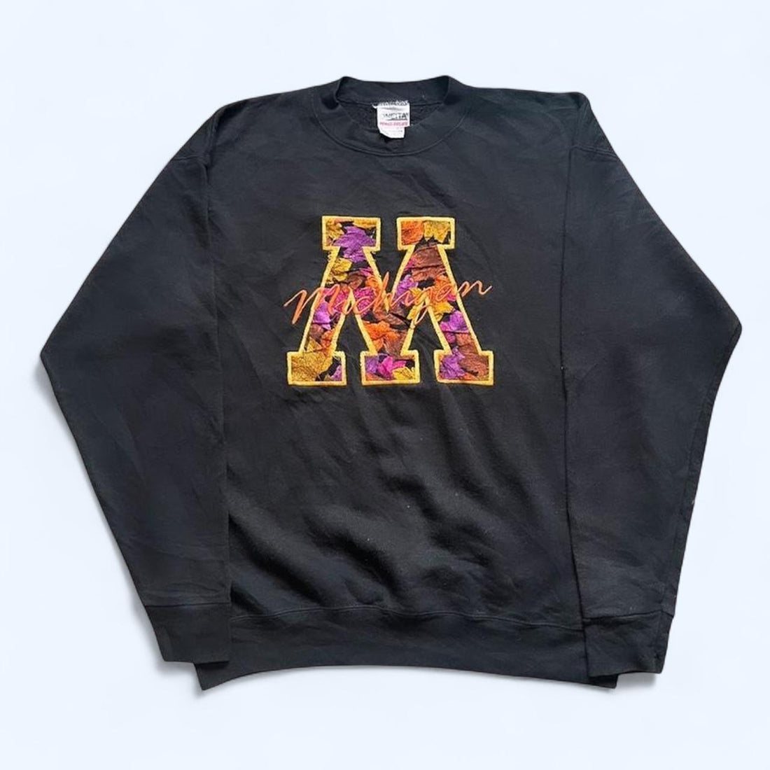 Vintage Michigan Black Sweatshirt
