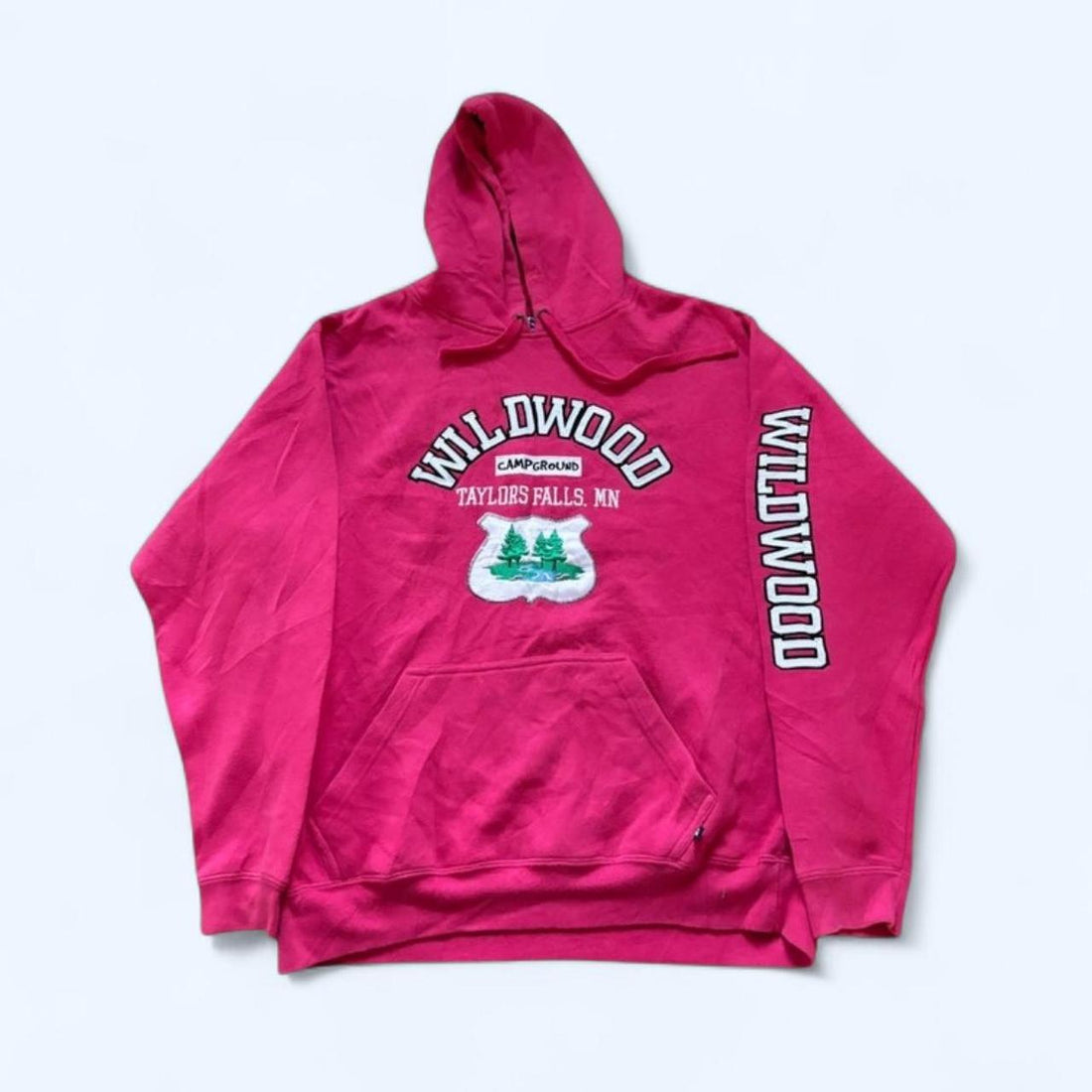 Vintage Wildwood Pink  Pullover Hoodie